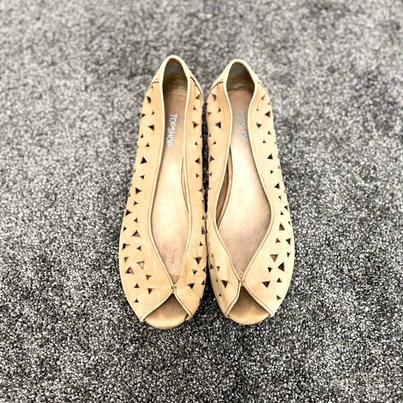 Topshop Suede Flats - Picture 4 of 5